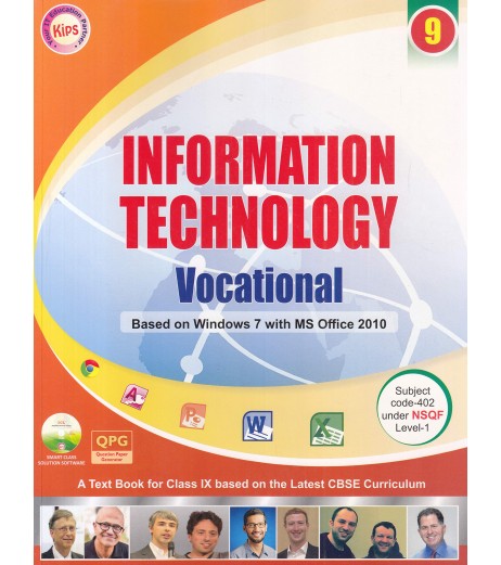Kips Information Technology Vocational Based On Windows 7 With Ms Office 2010 For Class 9 CBSE Class 9 - SchoolChamp.net